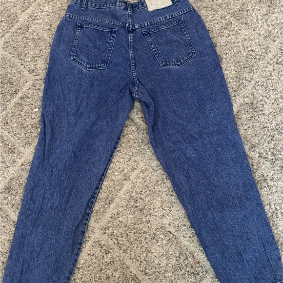 Vintage L.A. Blues Women's Dark Blue Straight Taper Jeans - Picture 7 of 8